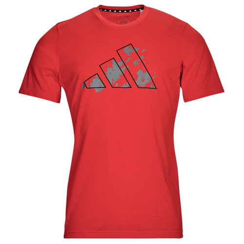 Textil Homem T-Shirt mangas curtas adidas Performance TR-ES+ TEE Vermelho / Cinza