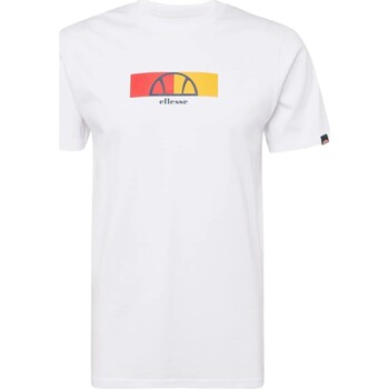 Textil Homem T-Shirt mangas curtas Ellesse 215591 Branco