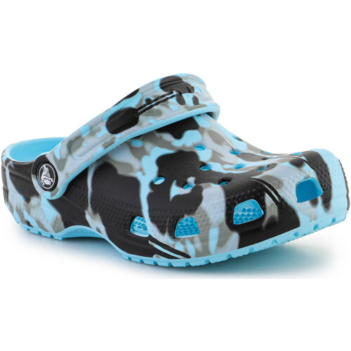 Sapatos Criança Sandálias Crocs Classic Spray camo Clog kids ARCTIC 208305-411 Multicolor