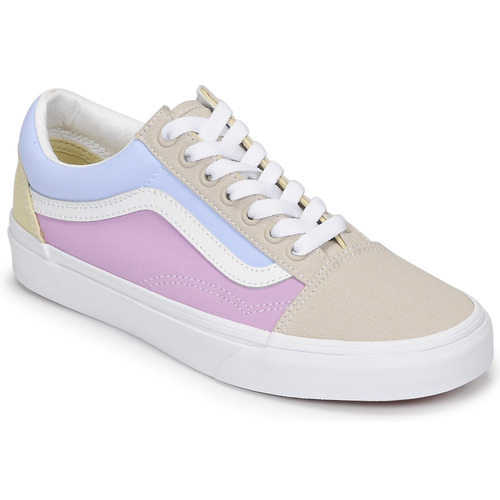 Sapatos Mulher Sapatilhas Vans Old Skool Bege / Violeta