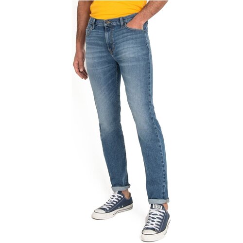 Textil Homem Gangas Skinny Lee L701DXSX RIDER Azul