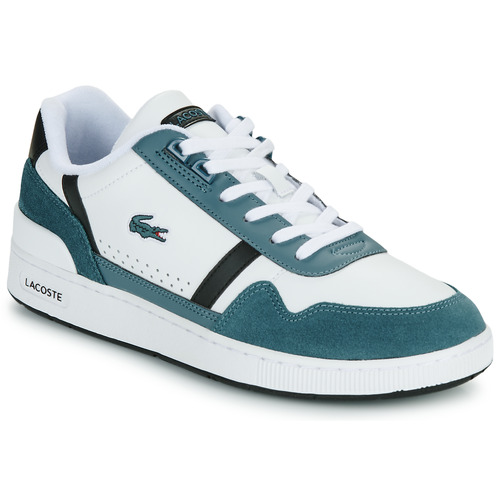 Sapatos Homem Sapatilhas Lacoste T-CLIP Branco / Azul