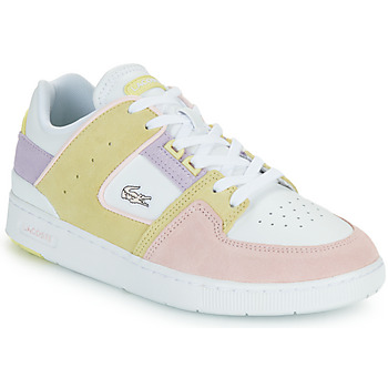 Sapatos Mulher Sapatilhas Lacoste COURT CAGE Branco / Violeta