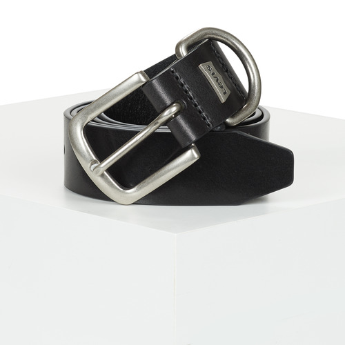 Acessórios Homem Cinto Levi's LUX LEATHER BELT Preto