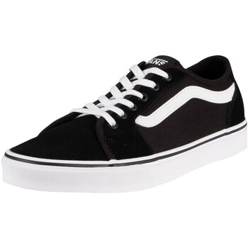 Sapatos Homem Sapatilhas Vans Filmore Decon Suede Canvas Trainers Preto