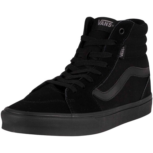 Sapatos Homem Sapatilhas Vans Filmore Hi Suede Trainers Preto