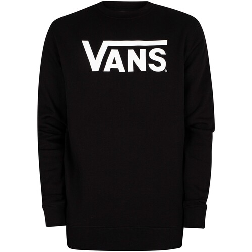 Textil Homem Sweats Vans Sweatshirt clássica gráfica Preto