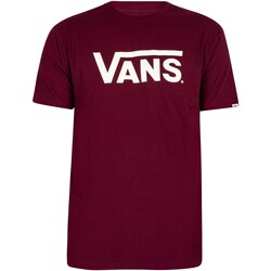 Textil Homem T-Shirt mangas curtas Vans T-Shirt clássica Vermelho