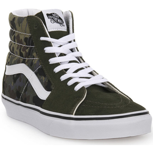 Sapatos Homem Sapatilhas Vans BGK SK8 RAIN CAMO Verde