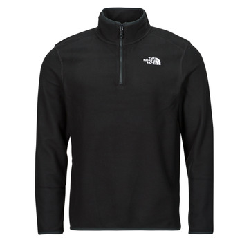 Textil Homem Casaco polar The North Face 100 GLACIER 1/4 ZIP Preto