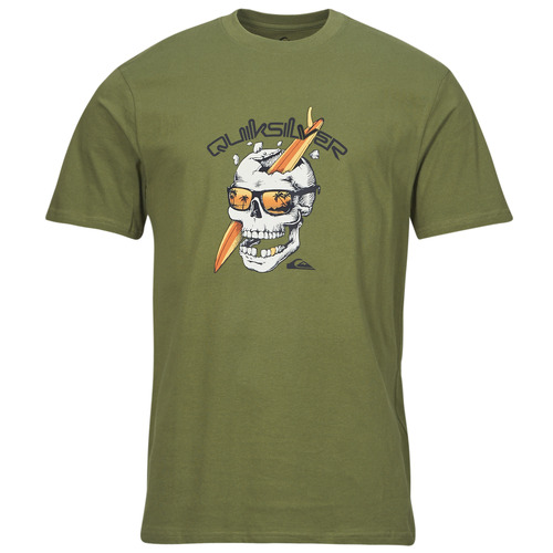 Textil Homem T-Shirt mangas curtas Quiksilver ONE LAST SURF SS Cáqui