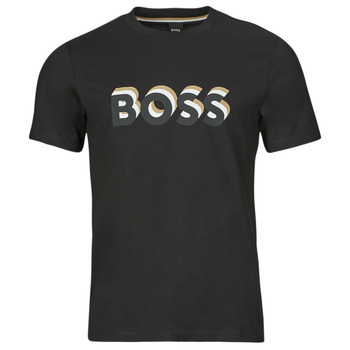 Textil Homem T-Shirt mangas curtas BOSS Tiburt 427 Preto