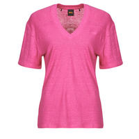 Textil Mulher T-Shirt mangas curtas BOSS C_Ela Rosa