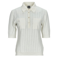 Textil Mulher Polos mangas curta BOSS Flicity Creme