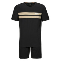 Textil Homem Pijamas / Camisas de dormir BOSS Balance Short Set Preto