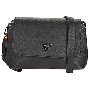 Malas Mulher Bolsa tiracolo Guess MERIDIAN FLAP CROSSBODY Preto