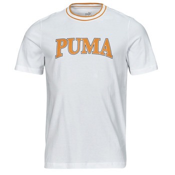 Textil Homem T-Shirt mangas curtas Puma PUMA SQUAD BIG GRAPHIC TEE Branco