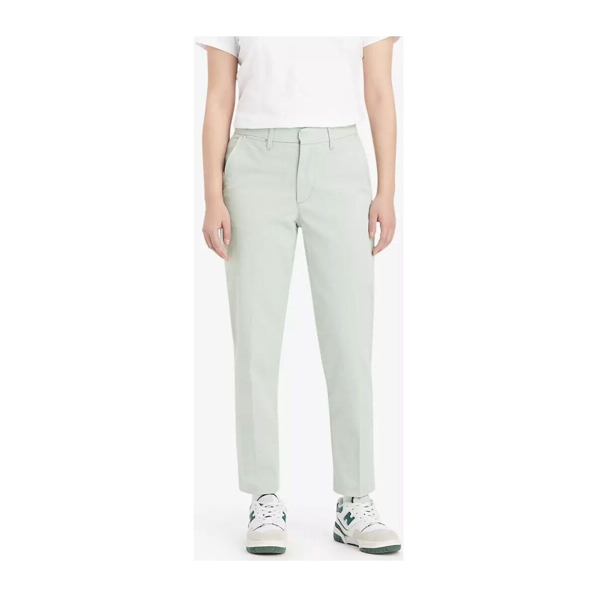 Textil Mulher Calças Levi's A4673 0009 - ESSENTIAL CHIMO-SEA FOAM Cinza