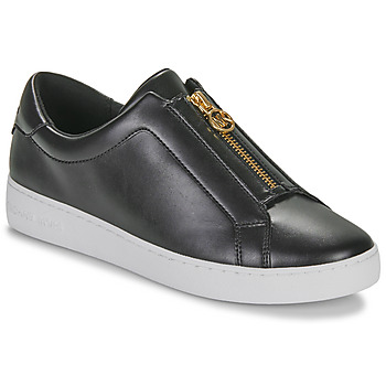 Sapatos Mulher Sapatilhas MICHAEL Michael Kors KEATON ZIP SLIP ON Preto