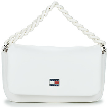 Malas Mulher Bolsa de ombro Tommy Jeans TJW CITY-WIDE FLAP CROSSOVER Branco