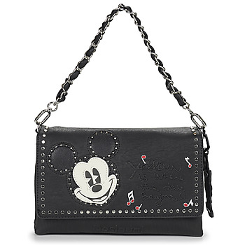 Malas Mulher Bolsa de ombro Desigual BAG MICKEY ROCK DORTMUND Preto