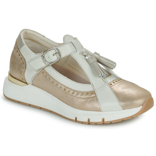 Sapatos Mulher Mocassins Dorking SERENO Bege / Ouro