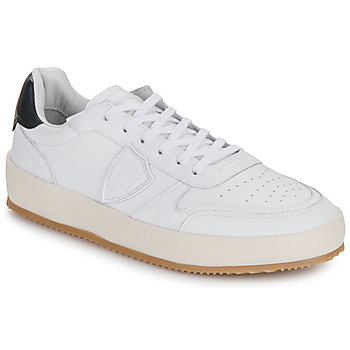 Sapatos Homem Sapatilhas Philippe Model NICE LOW MAN Branco / Preto