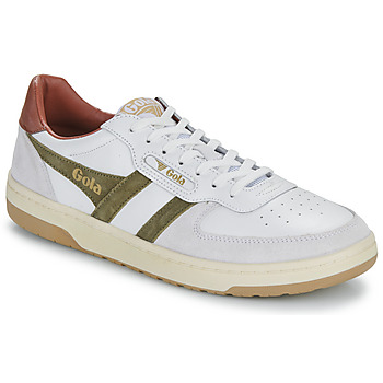 Sapatos Homem Sapatilhas Gola HAWK Branco / Bege / Verde