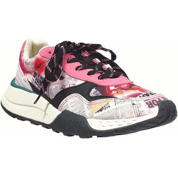 Sapatos Mulher Sapatilhas Desigual Jogger digital Rosa