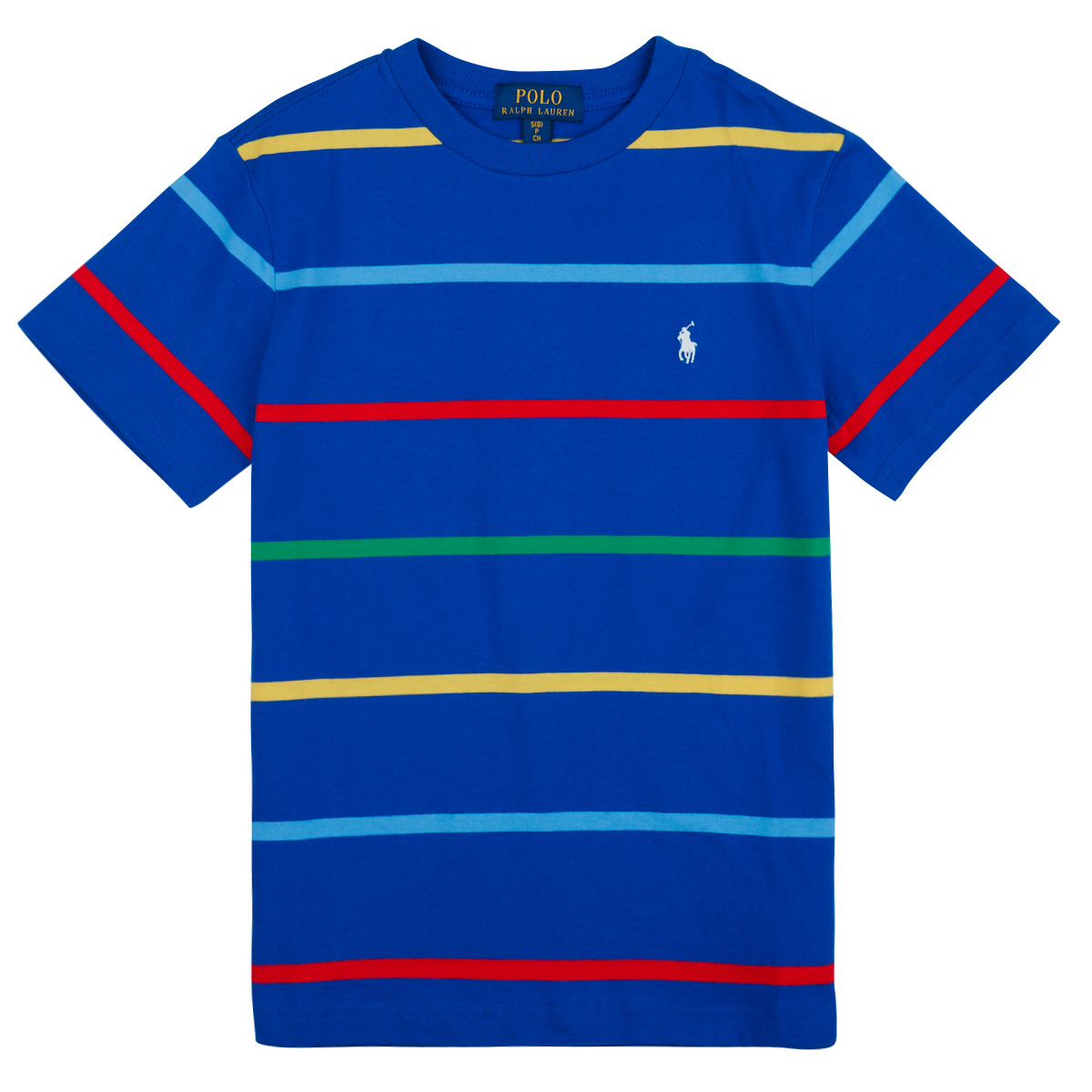 Textil Rapaz T-Shirt mangas curtas Polo Ralph Lauren SSCNM2-KNIT SHIRTS-T-SHIRT Azul