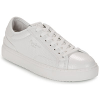 Sapatos Mulher Sapatilhas Pepe jeans ADAMS SNAKY Branco