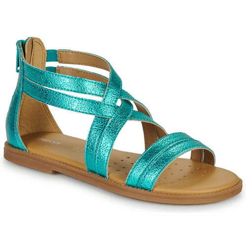 Sapatos Rapariga Sandálias Geox J SANDAL KARLY GIRL Azul