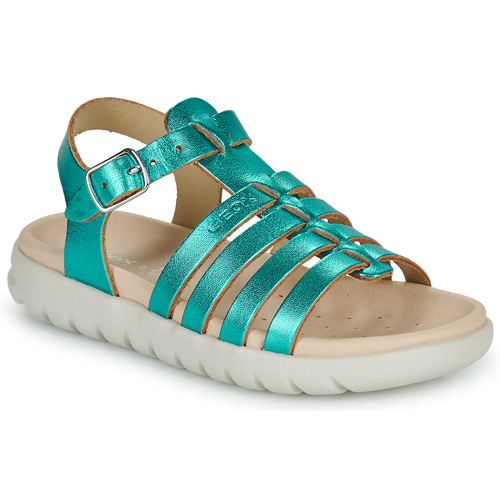 Sapatos Rapariga Sandálias Geox J SANDAL SOLEIMA GIR Azul