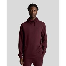 Textil Homem Sweats Lyle & Scott ML416TON TONAL PULLOVER HOODIE-S56. BURGUNDY Vermelho