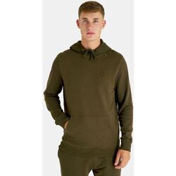 Textil Homem Sweats Lyle & Scott ML416TON TONAL PULLOVER HOODIE-W485 OLIVE Verde