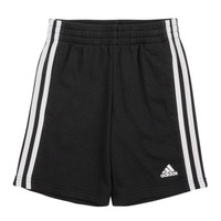 Textil Criança Shorts / Bermudas Adidas Sportswear LK 3S SHORT Preto / Branco