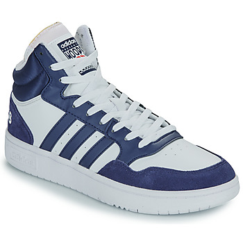 Sapatos Homem Sapatilhas de cano-alto Adidas Sportswear HOOPS 3.0 MID Marinho / Branco