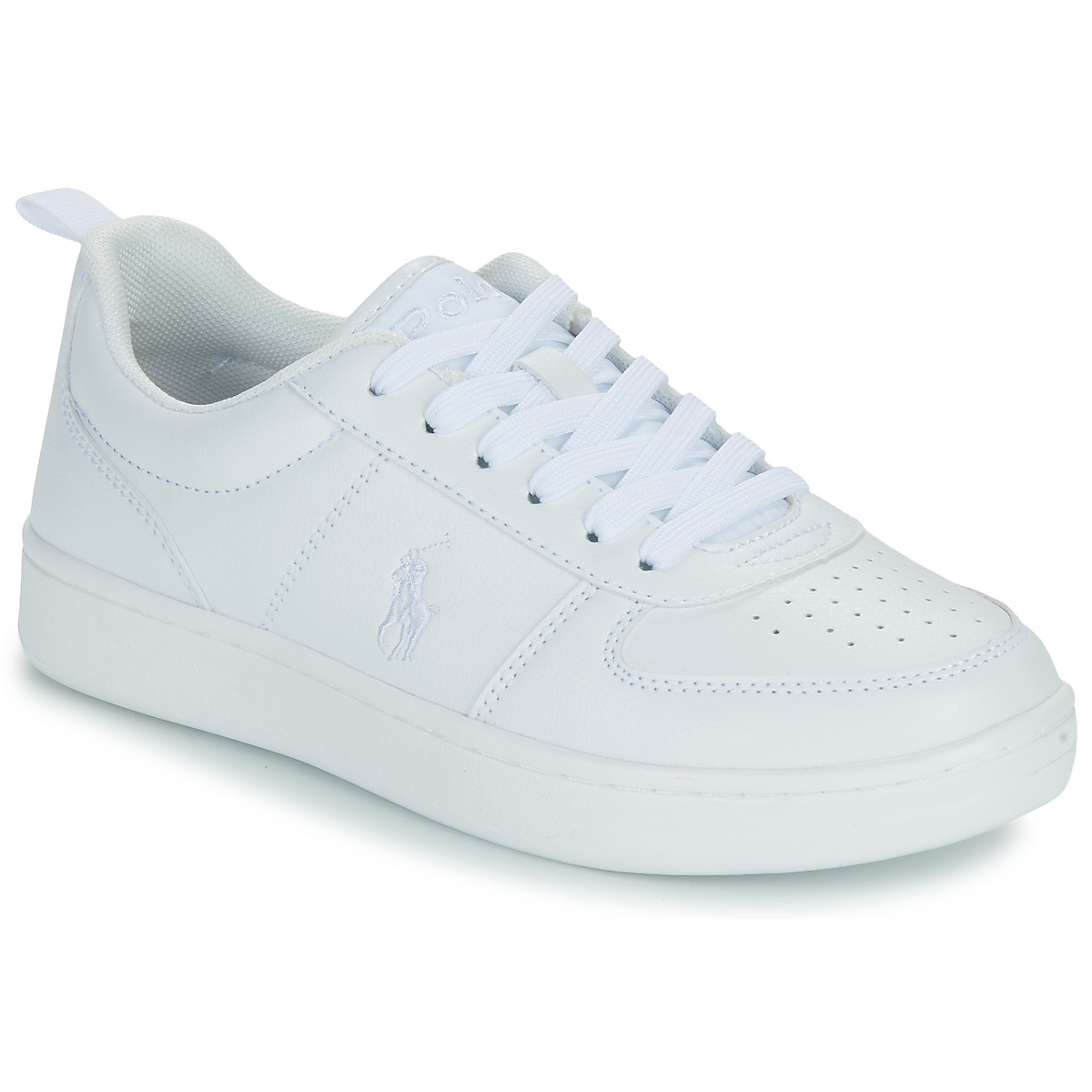 Sapatos Criança Sapatilhas Polo Ralph Lauren POLO COURT II Branco