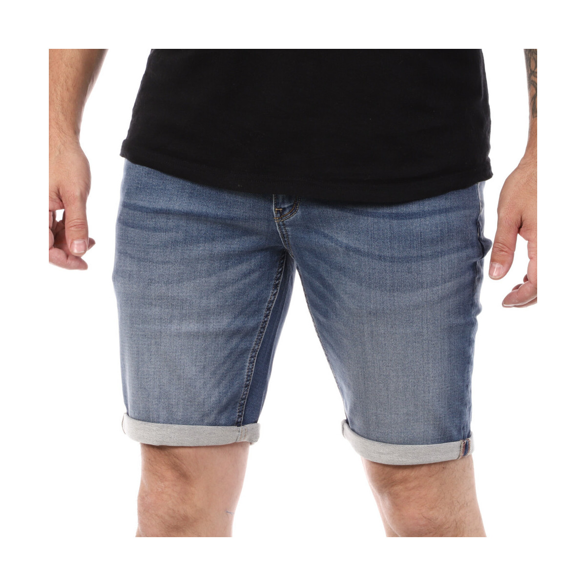 Textil Homem Shorts / Bermudas Schott  Azul