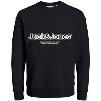 Textil Rapaz Sweats Jack & Jones  Preto