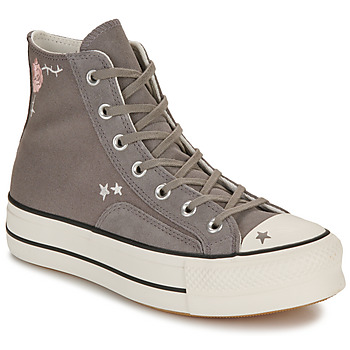 Sapatos Mulher Sapatilhas de cano-alto Converse CHUCK TAYLOR ALL STAR LIFT Cinza