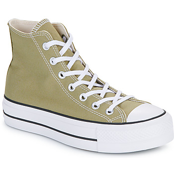 Sapatos Mulher Sapatilhas de cano-alto Converse CHUCK TAYLOR ALL STAR LIFT Verde