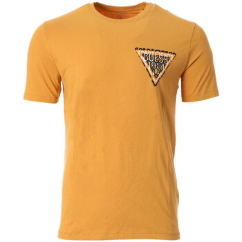 Textil Homem T-shirts e Pólos Guess  Amarelo