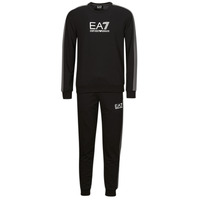 Textil Homem Todos os fatos de treino Emporio Armani EA7 TRACKSUIT 3DPV09 Preto / Cinza / Branco