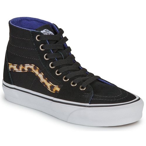 Sapatos Mulher Sapatilhas de cano-alto Vans SK8-Hi Tapered 90S GRUNGE BLACK Preto / Leopardo