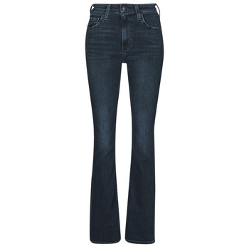 Textil Mulher Calças de ganga bootcut Levi's 725 HIGH RISE SLIT BOOTCUT Azul