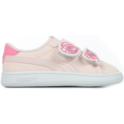 Sapatos Criança Sapatilhas Puma Smash 3.0 Rosa