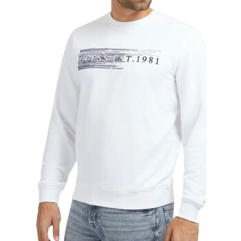 Textil Homem Sweats Guess  Branco