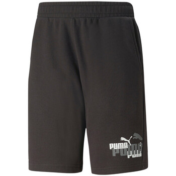 Textil Rapaz Shorts / Bermudas Puma  Preto