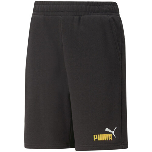 Textil Rapaz Shorts / Bermudas Puma  Preto